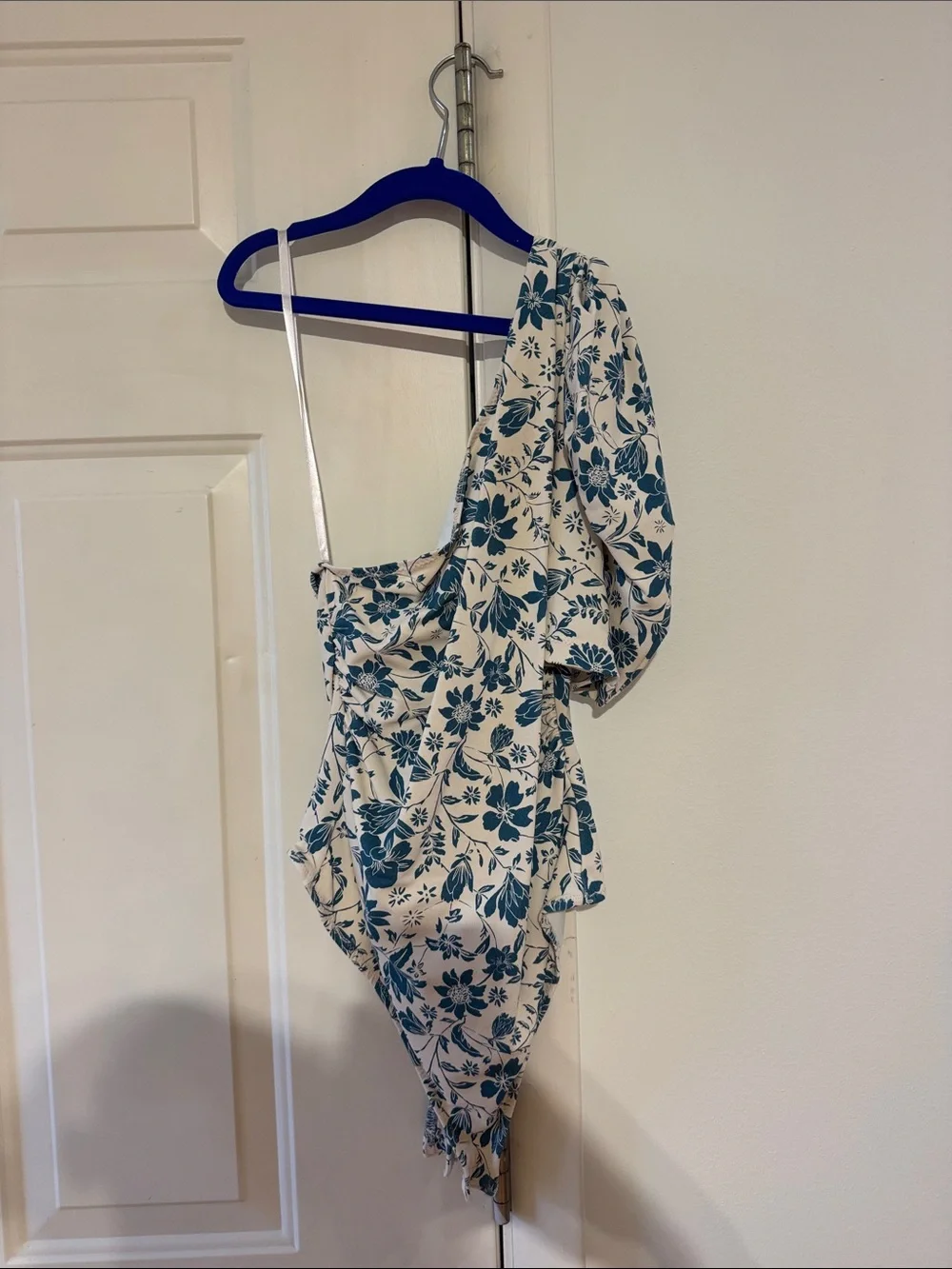 Puffed Sleeve Floral Bodysuit